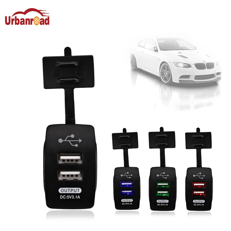 Car Dual USB Socket Car Charger Power Adapter 3.1A 5V Output LED Light 12-24V for Motorbike Boat Caravans For All Phone
Car Dual USB Socket Car Charger Power Adapter 3.1A 5V Output LED Light 12-24V for Motorbike Boat Caravans For All Phone