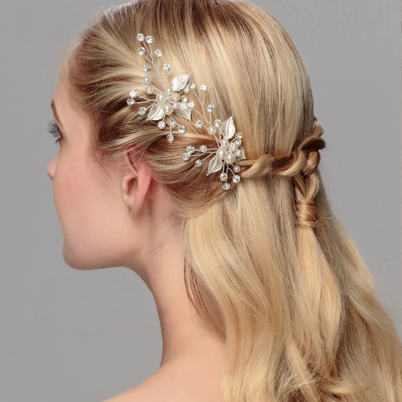 Fashion Hair Jewelry Women Wedding Accessories Brides Delicate Pearl Rhinestone Luxury Crystal Hairpin Bridal Romantic Hairpins
Fashion Hair Jewelry Women Wedding Accessories Brides Delicate Pearl Rhinestone Luxury Crystal Hairpin Bridal Romantic Hairpins