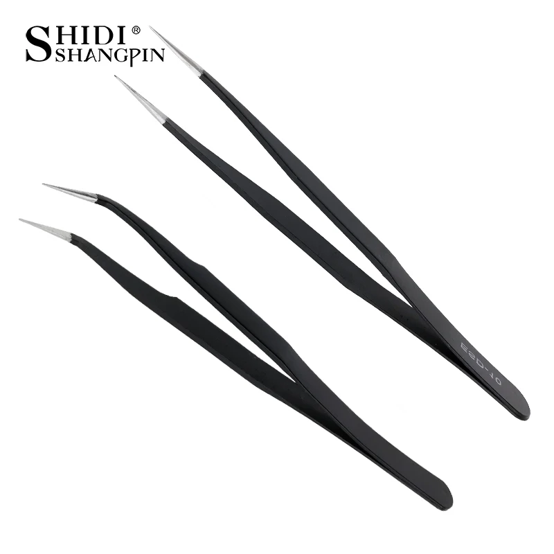 SHIDISHANGPIN eyelashes Anti-Static Ultra Rigidity Curved Tweezer professional makeup eye lashes tweezers eyelash extension
SHIDISHANGPIN eyelashes Anti-Static Ultra Rigidity Curved Tweezer professional makeup eye lashes tweezers eyelash extension