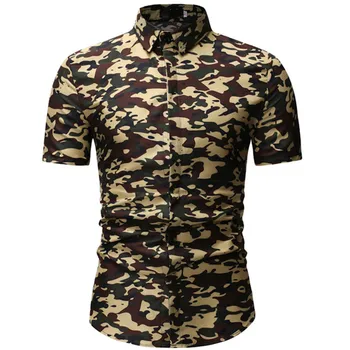2019 Summer Fashion New Men's Casual Short Sleeve Flower Shirt / Men's Slim Printed Beach Floral Vacation Holiday Shirts
2019 Summer Fashion New Men's Casual Short Sleeve Flower Shirt / Men's Slim Printed Beach Floral Vacation Holiday Shirts