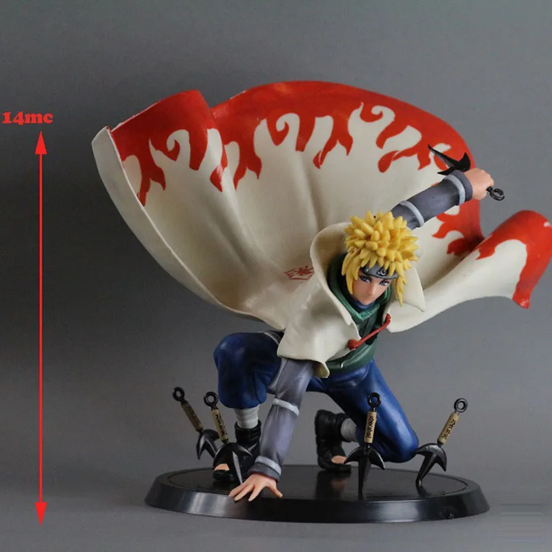 14cm Anime Naruto Shippuden figure yondaime hokage Namikaze Minato PVC action figure collection model toy
14cm Anime Naruto Shippuden figure yondaime hokage Namikaze Minato PVC action figure collection model toy