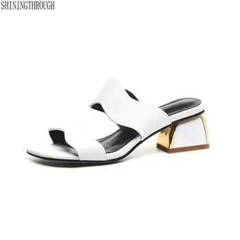 Brand 2019 Fashion Women Genuine Leather Sloppers White Silver Summer Shoes Woman Comfort Casual Ladies Shoes Slipper
Brand 2019 Fashion Women Genuine Leather Sloppers White Silver Summer Shoes Woman Comfort Casual Ladies Shoes Slipper