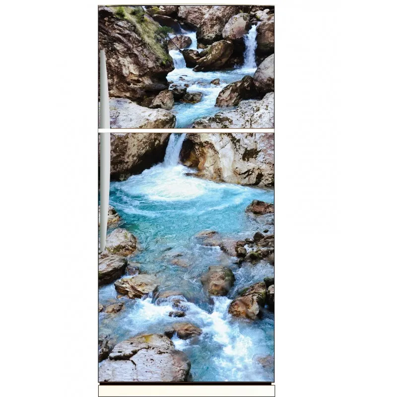Fridge Sticker Mountain Stream Nature Refrigerator Dishwasher Door Cover Wall Decor Wallpaper Stickers Kitchen House Decoration
Fridge Sticker Mountain Stream Nature Refrigerator Dishwasher Door Cover Wall Decor Wallpaper Stickers Kitchen House Decoration