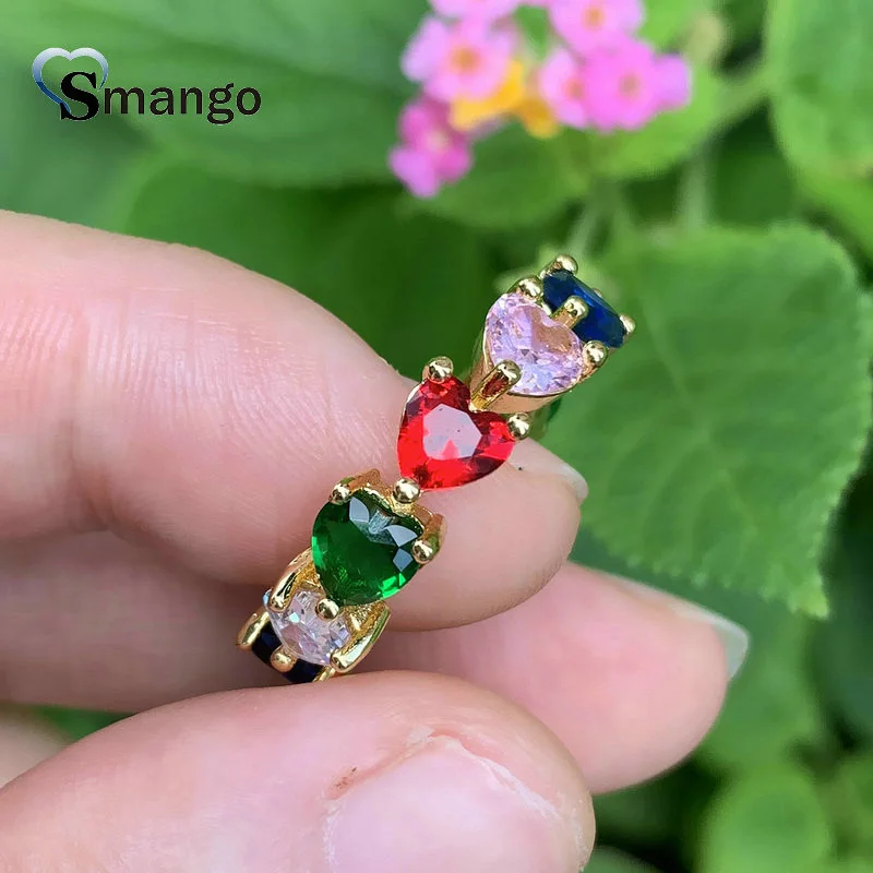 Rings, Women Fashion Jewelry, CZ Setting, Heart Design ,The Rainbow Series,Gold Color Plated,5pcs
Rings, Women Fashion Jewelry, CZ Setting, Heart Design ,The Rainbow Series,Gold Color Plated,5pcs