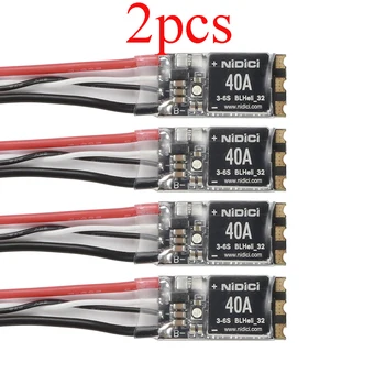 2PCS FPV BLHeli_32 Bit 40A ESC Dshot1200 3-6S RGB LED Light Electric Speed Controller Regulator for RC Racing Quadcopter
2PCS FPV BLHeli_32 Bit 40A ESC Dshot1200 3-6S RGB LED Light Electric Speed Controller Regulator for RC Racing Quadcopter