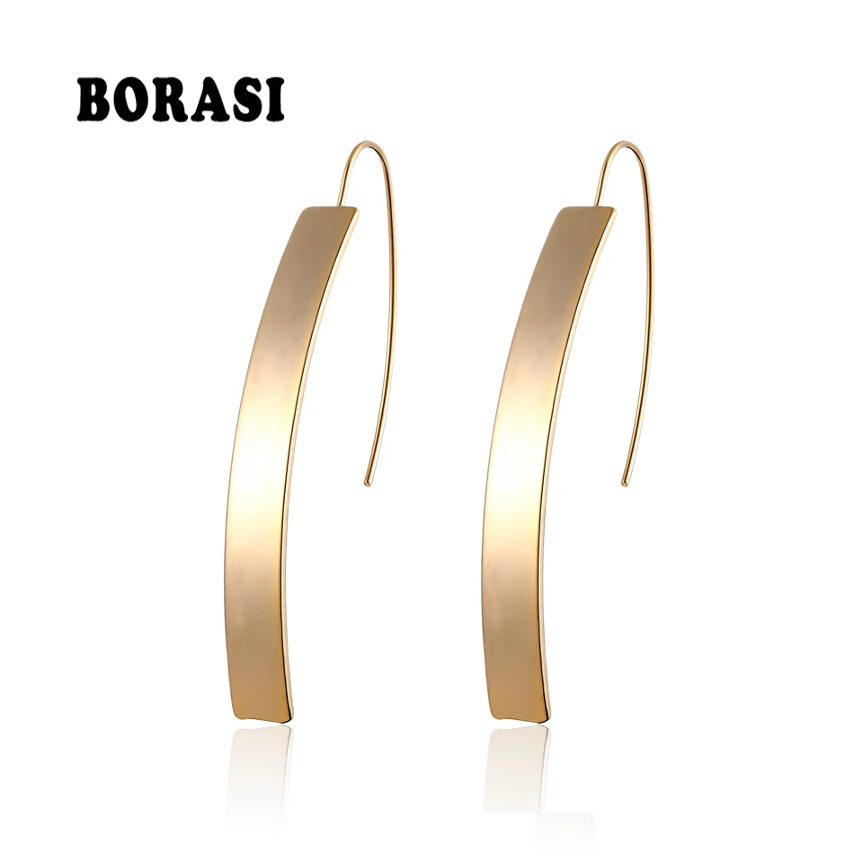 BORASI Long Dangle Earrings For Women Stainless Steel Gold-Color Punk Trendy Rectangle New Girl Earrings Elegant Jewelry Wedding
BORASI Long Dangle Earrings For Women Stainless Steel Gold-Color Punk Trendy Rectangle New Girl Earrings Elegant Jewelry Wedding