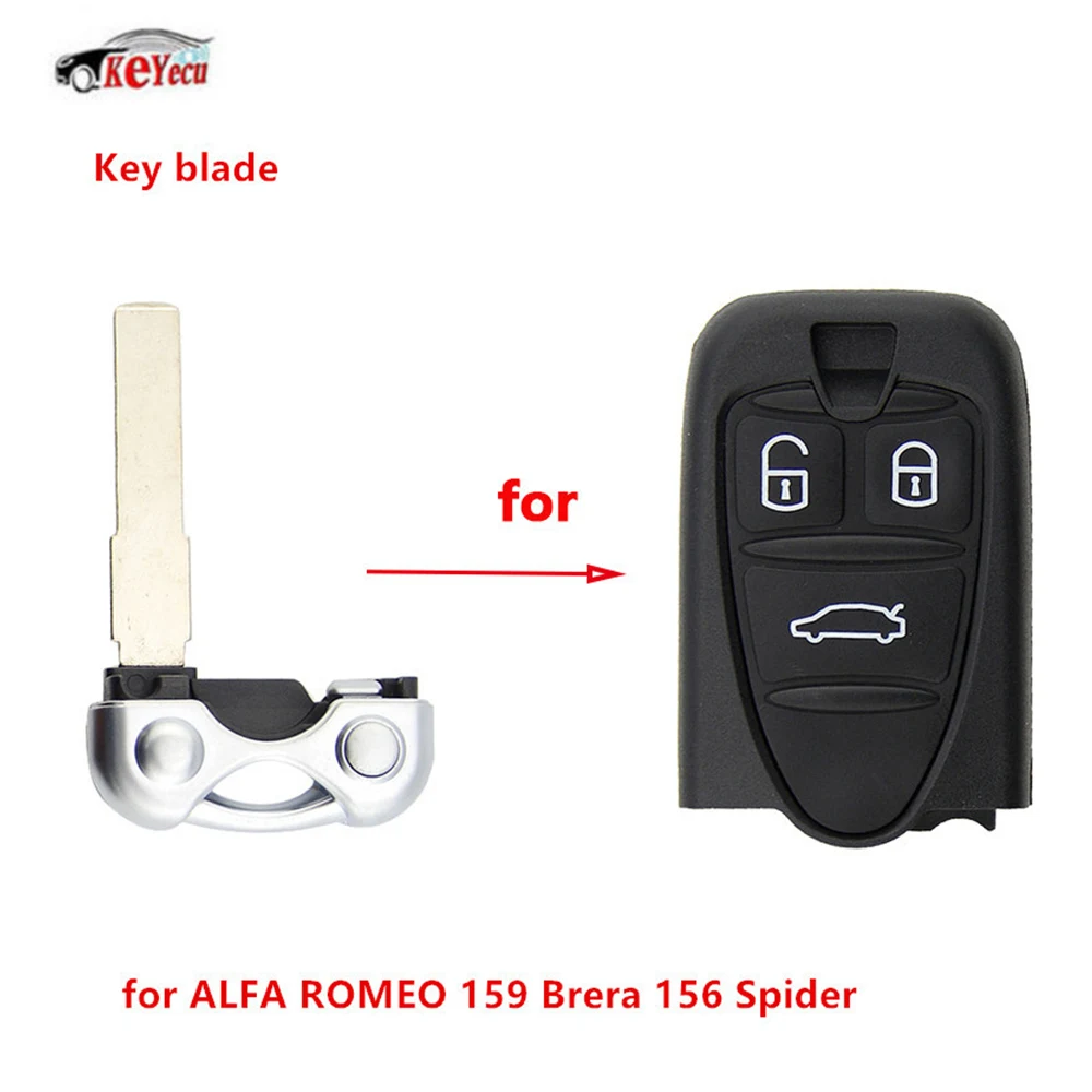 KEYECU Remote Key Blade Replacement Only Uncut Blade for ALFA ROMEO 159 Brera 156 Spider 2005 2006 2007 2008 2009 2010 2011
KEYECU Remote Key Blade Replacement Only Uncut Blade for ALFA ROMEO 159 Brera 156 Spider 2005 2006 2007 2008 2009 2010 2011