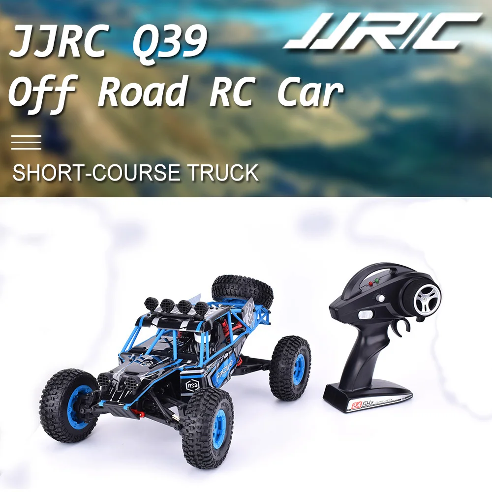 JJRC Q39 RC Car 1:12 2.4G 4WD Desert Short-course Truck RTR 35km/H Fast Speed High-Torque Servo 7.4V 1500mAh LiPo Off Road Car
JJRC Q39 RC Car 1:12 2.4G 4WD Desert Short-course Truck RTR 35km/H Fast Speed High-Torque Servo 7.4V 1500mAh LiPo Off Road Car