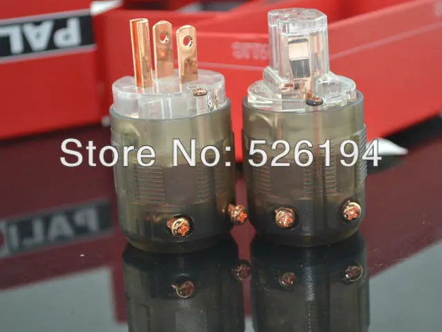 Free shipping one pair Pailics Pailiccs Red copper US version power plug IEC socket connectors plug
Free shipping one pair Pailics Pailiccs Red copper US version power plug IEC socket connectors plug