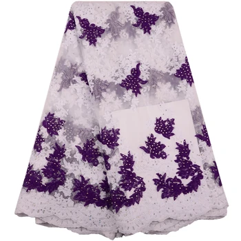 Nigerian Lace Fabric 2019 Embroidered African Laces Fabric Bridal Purple High Quality French Tulle Lace Fabric For Dress Y1520
Nigerian Lace Fabric 2019 Embroidered African Laces Fabric Bridal Purple High Quality French Tulle Lace Fabric For Dress Y1520