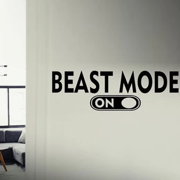 Beast Mode On Quote Wall Decals Fitness Vinly Art Decoration Gym Modern Removable Wall Stickers for Sport Mind Murals K833
Beast Mode On Quote Wall Decals Fitness Vinly Art Decoration Gym Modern Removable Wall Stickers for Sport Mind Murals K833