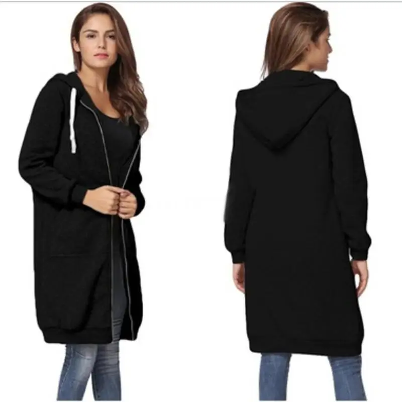 2018 Winter Women Hoodie Casual Pockets Zipper Outerwear Long Sleeve Hooded Jacket Fashion Solid Female Warm Zip-up Full Coats
2018 Winter Women Hoodie Casual Pockets Zipper Outerwear Long Sleeve Hooded Jacket Fashion Solid Female Warm Zip-up Full Coats