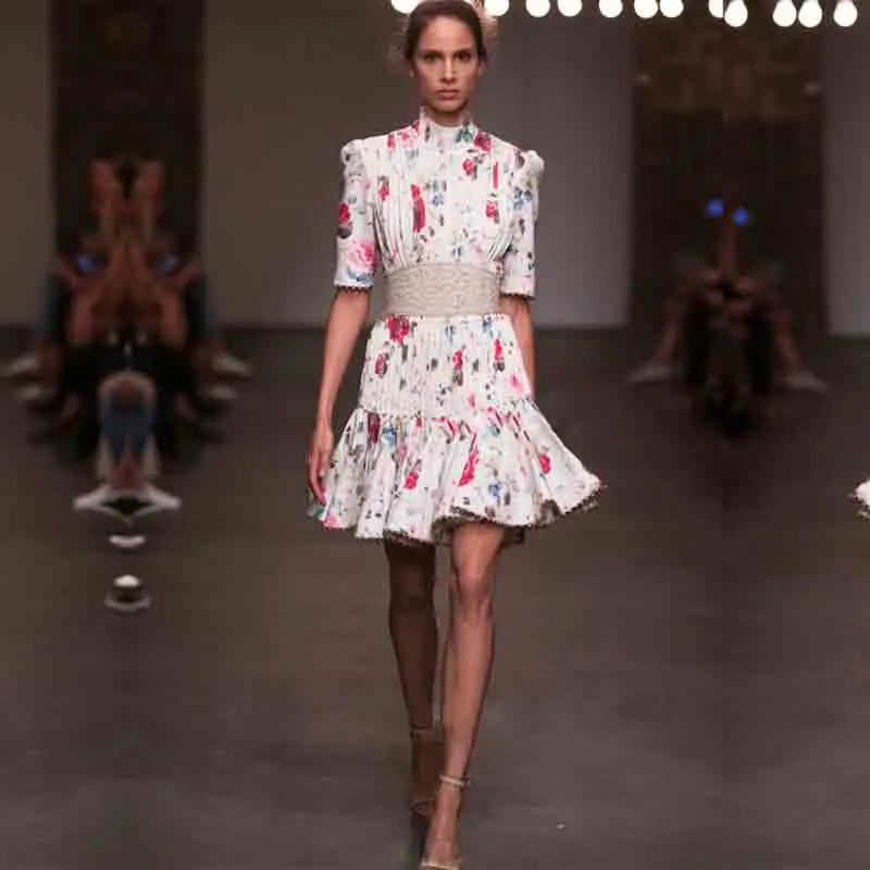 Runway Designer Woman's Mini Dress Sexy Tied Backless Patchwork Rivet Pleated Print Short Noble Dress Party Club Vestidos
Runway Designer Woman's Mini Dress Sexy Tied Backless Patchwork Rivet Pleated Print Short Noble Dress Party Club Vestidos