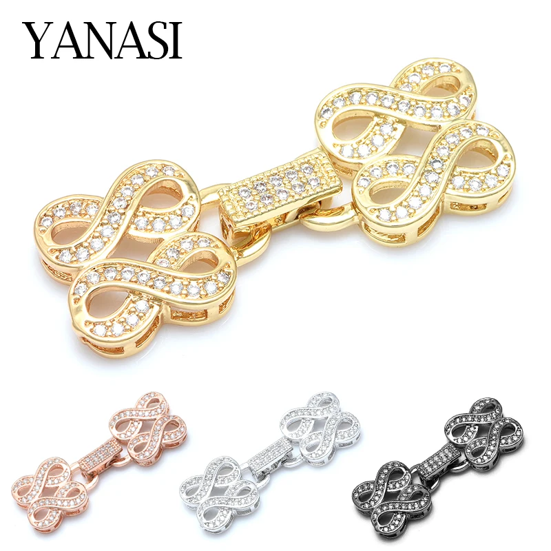 15*40mm Brass Clasps Hooks for Diy Pearls Bracelets Necklaces Jewelry Findings Cubic Zircon Hand Made Accessories DIY Jewelley
15*40mm Brass Clasps Hooks for Diy Pearls Bracelets Necklaces Jewelry Findings Cubic Zircon Hand Made Accessories DIY Jewelley