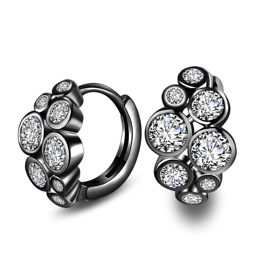 Round AAA Cubic Zirconia Stone Shiny Hoop Earrings Luxurious 925 Sterling Silver Earrings For Women (EA102618)
Round AAA Cubic Zirconia Stone Shiny Hoop Earrings Luxurious 925 Sterling Silver Earrings For Women (EA102618)