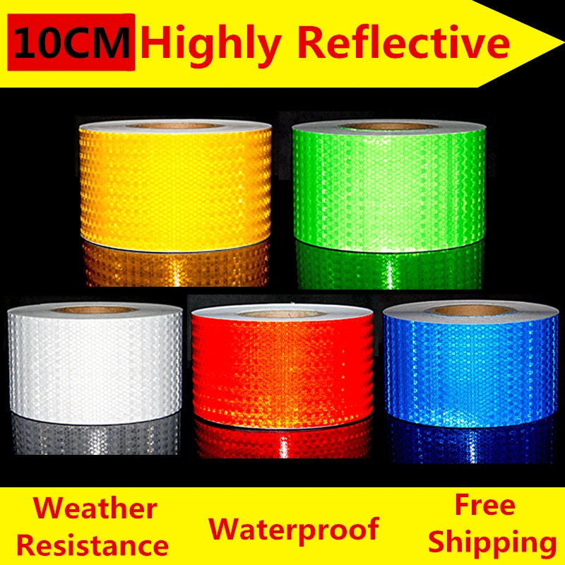 Free Shipping 10cm*50m Reflective Strips car-styling Safety Mark Auto Decoration Self Adhesive Warning Tape Car Body Stickers
Free Shipping 10cm*50m Reflective Strips car-styling Safety Mark Auto Decoration Self Adhesive Warning Tape Car Body Stickers
