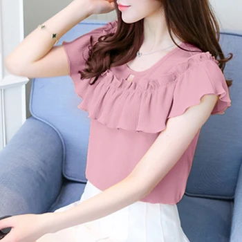 Plus Size Summer Shirt Blouse Women Korean Vintage Solid Shirts Ladies Large Size Womens Tops And Blouses 3XL
Plus Size Summer Shirt Blouse Women Korean Vintage Solid Shirts Ladies Large Size Womens Tops And Blouses 3XL