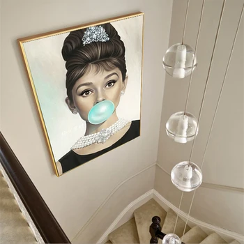 MUTU Canvas Painting Prints Audrey Hepburn Blow blue bubbles Quotes Wall Art Posters Wall Pictures for Bedding Room Home Decor
MUTU Canvas Painting Prints Audrey Hepburn Blow blue bubbles Quotes Wall Art Posters Wall Pictures for Bedding Room Home Decor