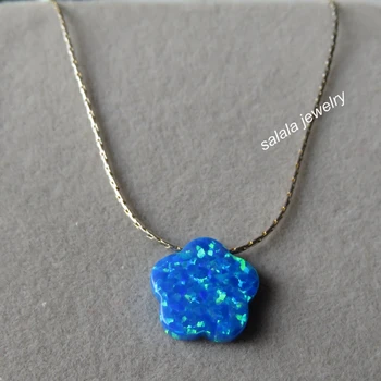 20pcs/lot 925 Sterling Silver Sunflower Fire Opal Necklace for Gift 12mm Dark Blue Flower Opal Necklace
20pcs/lot 925 Sterling Silver Sunflower Fire Opal Necklace for Gift 12mm Dark Blue Flower Opal Necklace