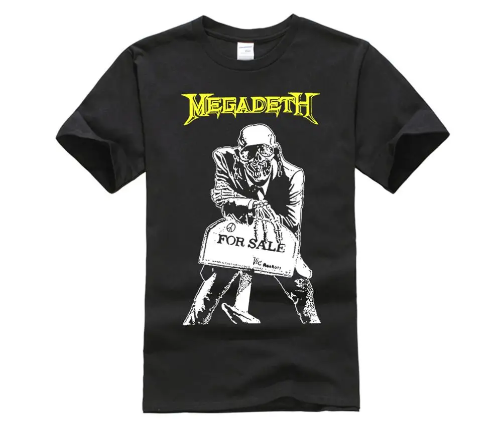 Lectro Megadeth Heavy Metal Band T-shirt Male Pre-Cotton Clothing 100% Cotton New Brand-Clothing T Shirts Top Tee Plus Size
Lectro Megadeth Heavy Metal Band T-shirt Male Pre-Cotton Clothing 100% Cotton New Brand-Clothing T Shirts Top Tee Plus Size