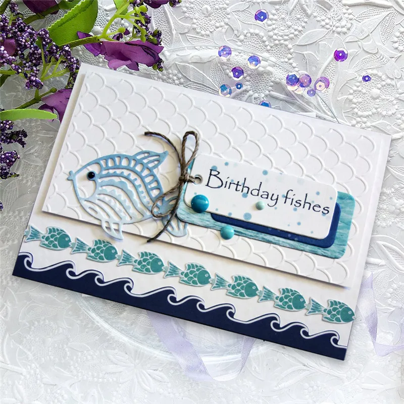 YaMinSanNiO Fish Dies Sea Ocean Nautical Metal Cutting Dies for Card Making Scrapbooking Embossing Cuts Stencil New Craft Dies
YaMinSanNiO Fish Dies Sea Ocean Nautical Metal Cutting Dies for Card Making Scrapbooking Embossing Cuts Stencil New Craft Dies