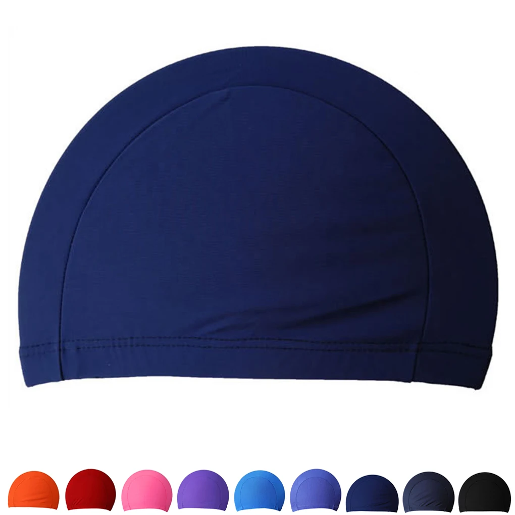 Highly Elastic Unisex Polyester Cloth Fabric Diving Bathing Cap Swimming Hats for Men Women
Highly Elastic Unisex Polyester Cloth Fabric Diving Bathing Cap Swimming Hats for Men Women