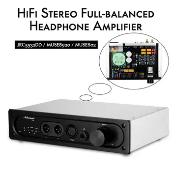 Nobsound HiFi Stereo Full-balanced Input / Output Dual Core Low Distortion Headphone Amplifier TPA6120
Nobsound HiFi Stereo Full-balanced Input / Output Dual Core Low Distortion Headphone Amplifier TPA6120