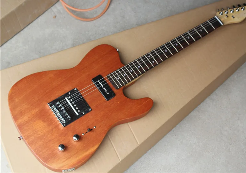Factory Custom strings-thru-body Electric Guitar with P90 pickups,chrome hardware,mahogany body,can be customized
Factory Custom strings-thru-body Electric Guitar with P90 pickups,chrome hardware,mahogany body,can be customized