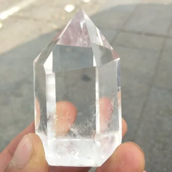 Natural crystal stone High Quality Clear Transparent Rock Quartz Crystal Polished Single Point Wand feng shui Decoration
Natural crystal stone High Quality Clear Transparent Rock Quartz Crystal Polished Single Point Wand feng shui Decoration