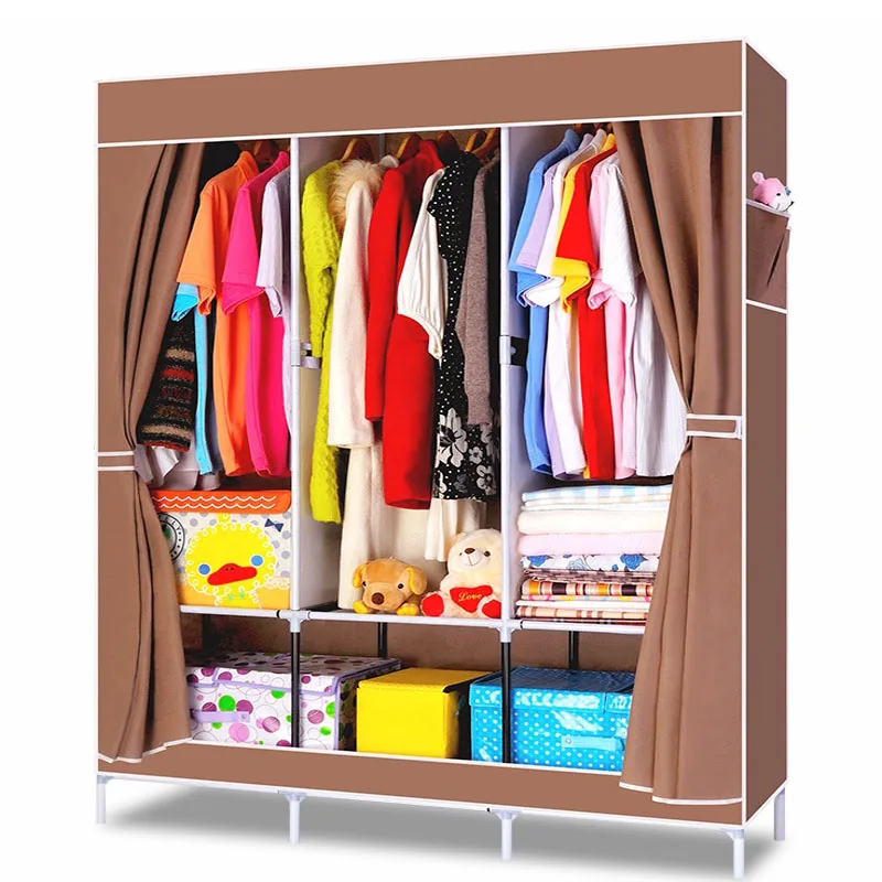 Kaidi DIY Non-woven Oxford Fold Simple Portable Storage Furniture Wardrobe Cabinet Bedroom Assembly Steel Reinforced Cabinet
Kaidi DIY Non-woven Oxford Fold Simple Portable Storage Furniture Wardrobe Cabinet Bedroom Assembly Steel Reinforced Cabinet