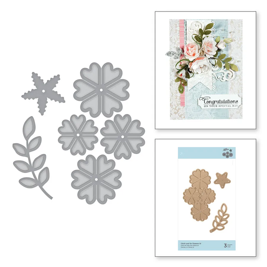 Cinch and Go Flowers Etched Metal Cutting Dies for Scrapbooking album Emboss paper Craft Die cut Card make Stencil die Template
Cinch and Go Flowers Etched Metal Cutting Dies for Scrapbooking album Emboss paper Craft Die cut Card make Stencil die Template