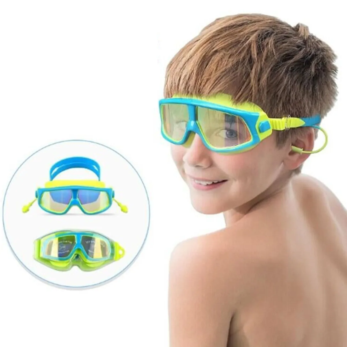 Professional Silicone Swimming Goggles Anti-fog UV Swimming Glasses With Earplug for children Transparent Sports Eyewear
Professional Silicone Swimming Goggles Anti-fog UV Swimming Glasses With Earplug for children Transparent Sports Eyewear