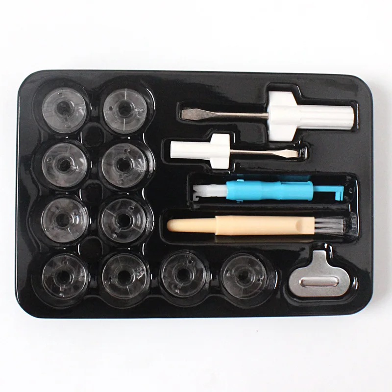 15pcs Sewing Tool Set Bobbin Screwdriver Brushing Threading Devicehome Multi-Sewing Functional Machine Tool Combination Set
15pcs Sewing Tool Set Bobbin Screwdriver Brushing Threading Devicehome Multi-Sewing Functional Machine Tool Combination Set