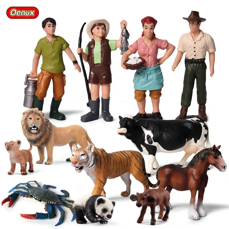 Oenux Lovely Farm Cows Animals Simulation Wild Animals Lion Model Action Figures Crab Figurine Farmer Educational Toys For Kids
Oenux Lovely Farm Cows Animals Simulation Wild Animals Lion Model Action Figures Crab Figurine Farmer Educational Toys For Kids