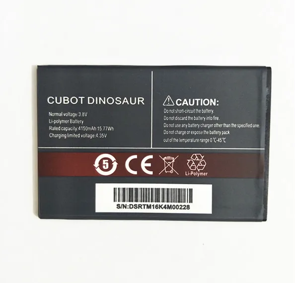 AZK 4150mAh 100% New Replacement backup battery for CUBOT Dinosaur Cell Phone battery
AZK 4150mAh 100% New Replacement backup battery for CUBOT Dinosaur Cell Phone battery