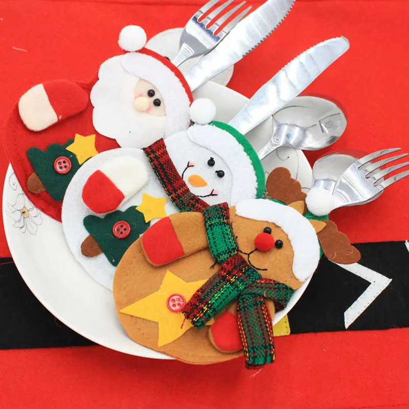 2pcs Christmas Ornament Christmas Decorations for Home New Year Table Decor Santa Elk Pocket Snowman Fork Knife Tableware Pouch
2pcs Christmas Ornament Christmas Decorations for Home New Year Table Decor Santa Elk Pocket Snowman Fork Knife Tableware Pouch