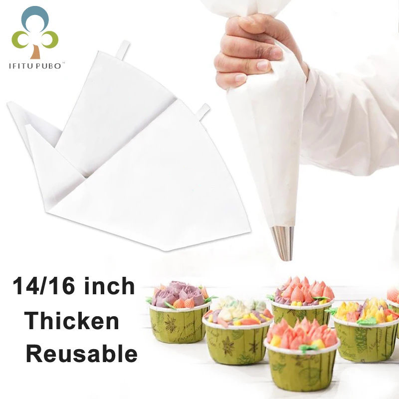1PC 100% Cotton Cream Pastry Icing Bag Baking Cooking Cake Tools Piping Bag Kitchen Accessories Eco-Friendly GYH
1PC 100% Cotton Cream Pastry Icing Bag Baking Cooking Cake Tools Piping Bag Kitchen Accessories Eco-Friendly GYH