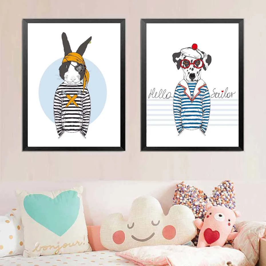 Fashion Animal Dog Rabbit Poster Minimalist Art Canvas Painting Vintage Nursery Picture Modern Children Room Decoration
Fashion Animal Dog Rabbit Poster Minimalist Art Canvas Painting Vintage Nursery Picture Modern Children Room Decoration