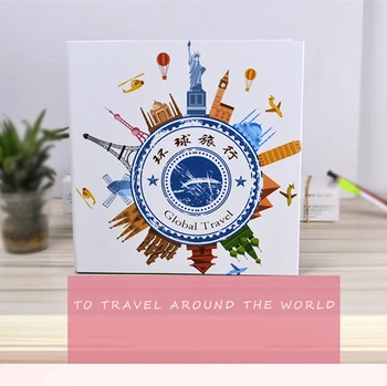 Travel Theme 12 Inch Cheap Photo Album Family Photos Kids Baby Growth Memory Record Album Handmade Sticky Type Scrapbooking Gift 
Travel Theme 12 Inch Cheap Photo Album Family Photos Kids Baby Growth Memory Record Album Handmade Sticky Type Scrapbooking Gift