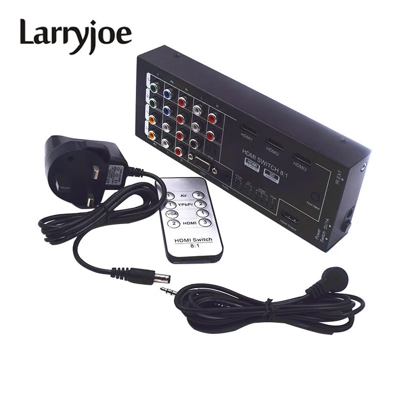 Multi-Functional HDMI Audio Extractor With 8 Inputs To 1 HDMI Output With Optical Coaxial 5.1 Channel Support 3D Surround Sound
Multi-Functional HDMI Audio Extractor With 8 Inputs To 1 HDMI Output With Optical Coaxial 5.1 Channel Support 3D Surround Sound