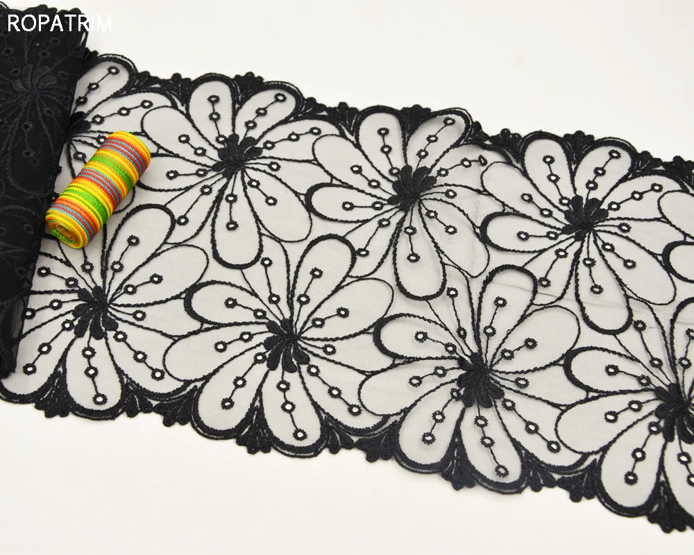 5meters 18cm Width Beautiful Africa Lace Fabric Flower Pattern Stretch Trim For Wedding Decoration/Garment DIY Accessories
5meters 18cm Width Beautiful Africa Lace Fabric Flower Pattern Stretch Trim For Wedding Decoration/Garment DIY Accessories