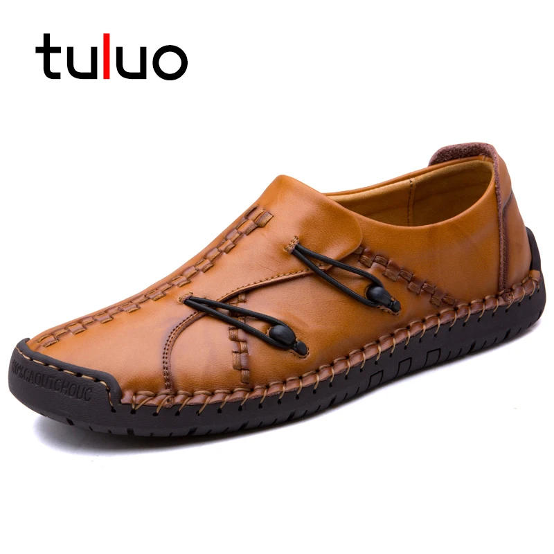 TULUO Brand Men Casual Shoes Summer Cowhide Genuine Leather Loafers Moccasins Slip on Men's Flat Breathable Male Driving Shoes
TULUO Brand Men Casual Shoes Summer Cowhide Genuine Leather Loafers Moccasins Slip on Men's Flat Breathable Male Driving Shoes