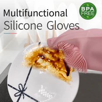 Silicone Cleaning Gloves Dusting Dish Washing gloves Household Scrubber Insulated Helper Brush For Kitchen Bathroom Pet Window
Silicone Cleaning Gloves Dusting Dish Washing gloves Household Scrubber Insulated Helper Brush For Kitchen Bathroom Pet Window