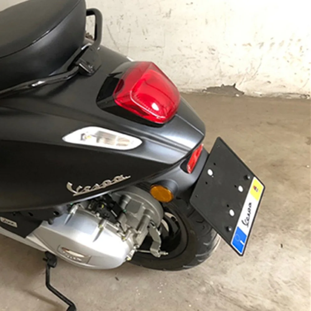 License Plate Holder for Piaggio VESPA Scooter GTS GTV LX Primavera Sprint PX 50th Anniversary
License Plate Holder for Piaggio VESPA Scooter GTS GTV LX Primavera Sprint PX 50th Anniversary