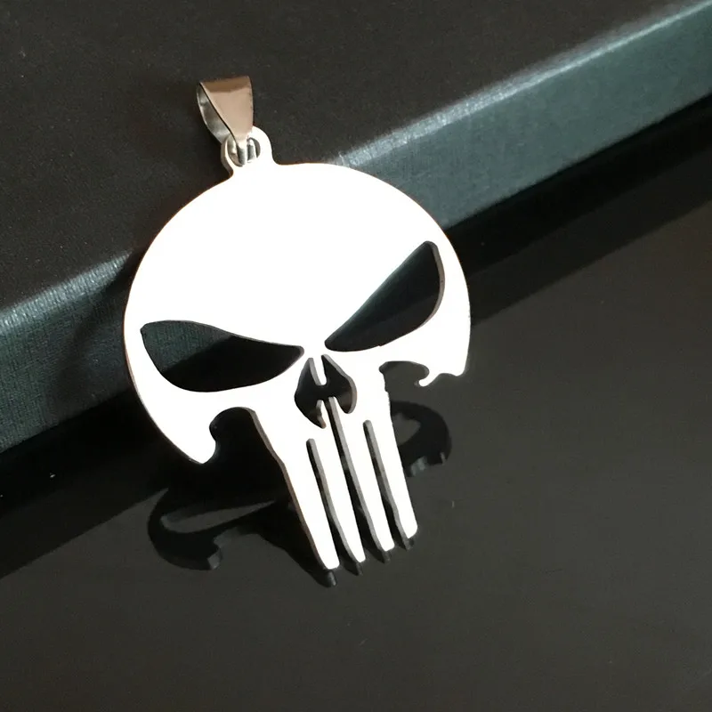 Hot Sale Movie The Punisher Pendant Fashion Personality Men Skull Head Jewelry Wholesale 20pcs/lot
Hot Sale Movie The Punisher Pendant Fashion Personality Men Skull Head Jewelry Wholesale 20pcs/lot