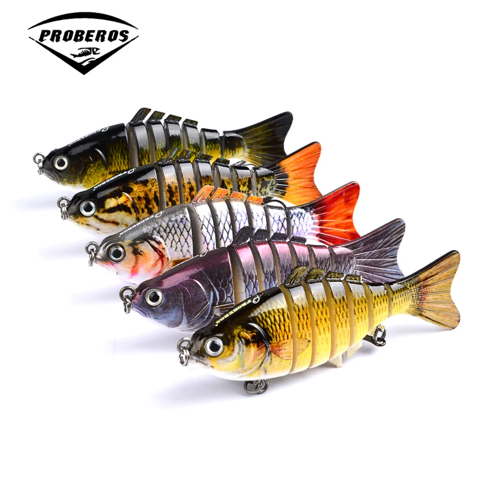 5pcs/lot Artificial Bait Fishing Lures Hard Bait 3D Eyes 7 Jointed Sections Fishing Lure Fishing Wobblers Minnow
5pcs/lot Artificial Bait Fishing Lures Hard Bait 3D Eyes 7 Jointed Sections Fishing Lure Fishing Wobblers Minnow