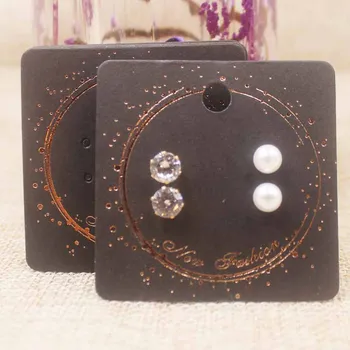 100pcs/lot 5*5cm black Fashion jewelry 2pairs stud earring tag card paper jewelry earring display card tagDIy earring tag card
100pcs/lot 5*5cm black Fashion jewelry 2pairs stud earring tag card paper jewelry earring display card tagDIy earring tag card
