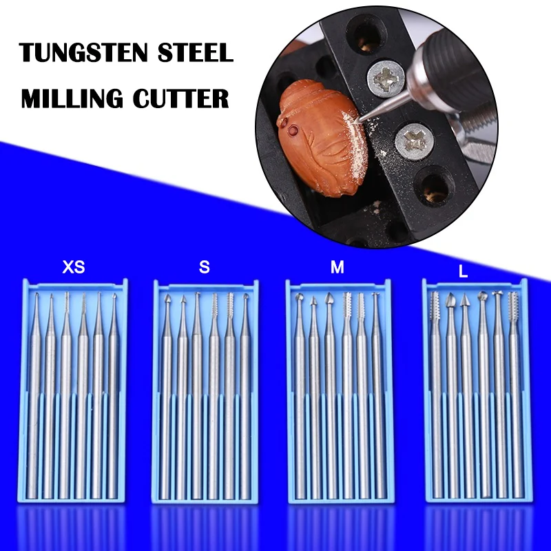 Newly 1 Set Tungsten Steel Umbrella Needle Carving Cutter Micro-carving Milling for Wooden Olive-stone GHS99
Newly 1 Set Tungsten Steel Umbrella Needle Carving Cutter Micro-carving Milling for Wooden Olive-stone GHS99