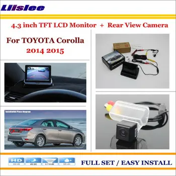 Liislee For Toyota Corolla 2014 2015 - Car Reverse Back Rear Camera + 4.3" TFT LCD Screen Monitor = 2 in 1 Rear Parking System
Liislee For Toyota Corolla 2014 2015 - Car Reverse Back Rear Camera + 4.3" TFT LCD Screen Monitor = 2 in 1 Rear Parking System