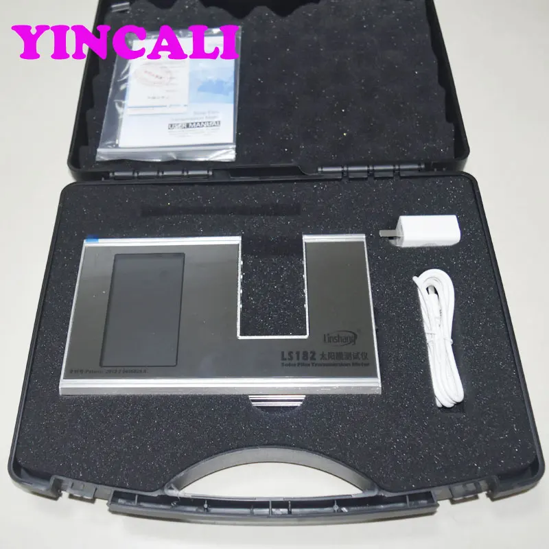 Solar Film Transmission Meter LS182 Measuring UV IR Rejection Value Visible Light Transmission Value Tester Film Window Tint
Solar Film Transmission Meter LS182 Measuring UV IR Rejection Value Visible Light Transmission Value Tester Film Window Tint